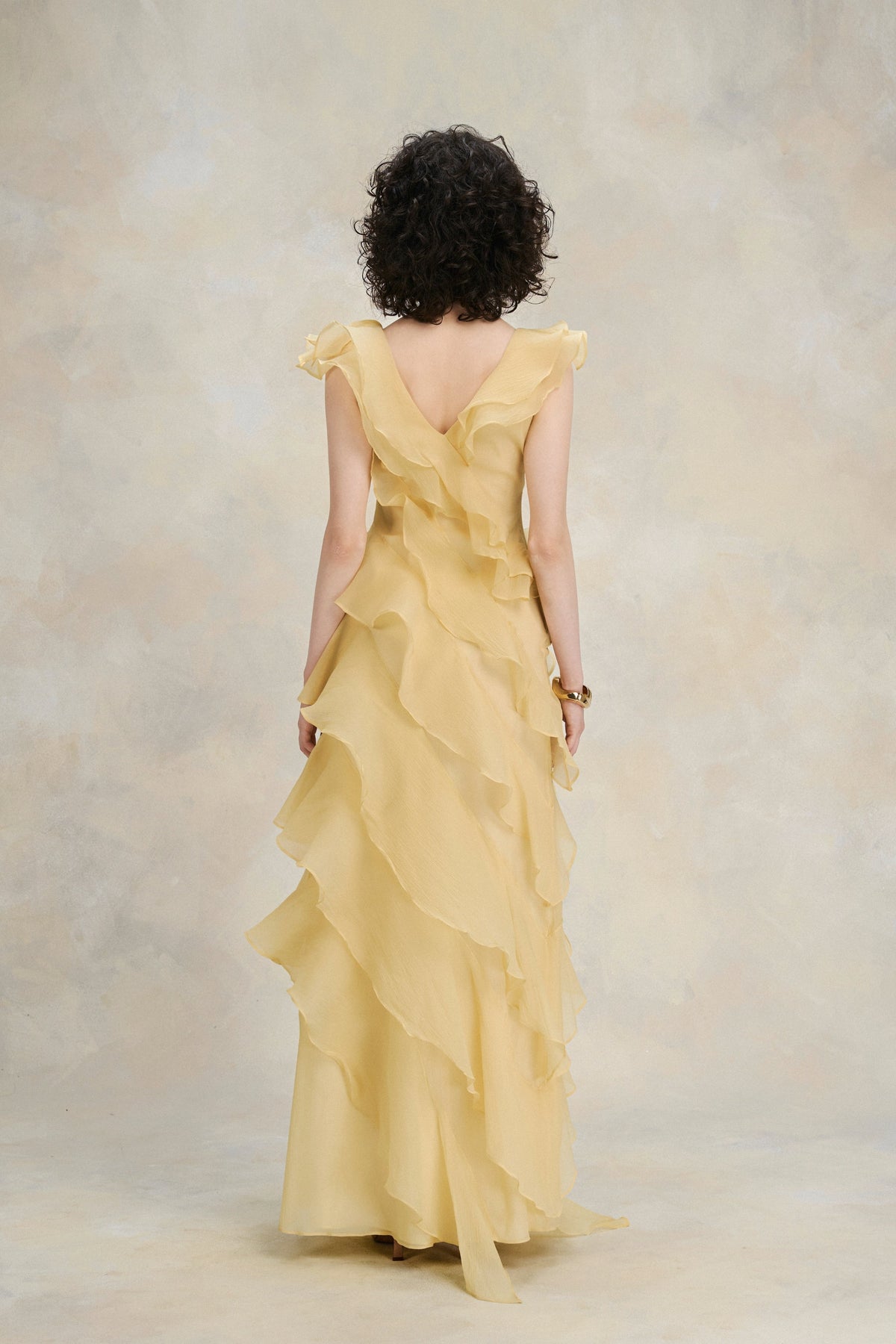 Cloud 9 Dress - Yellow by Emchic