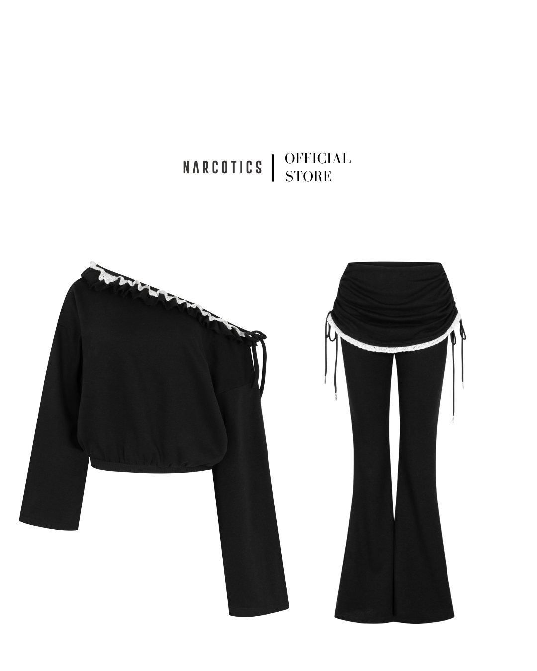 Set Whisper Top & Flair Pant by Narcotics