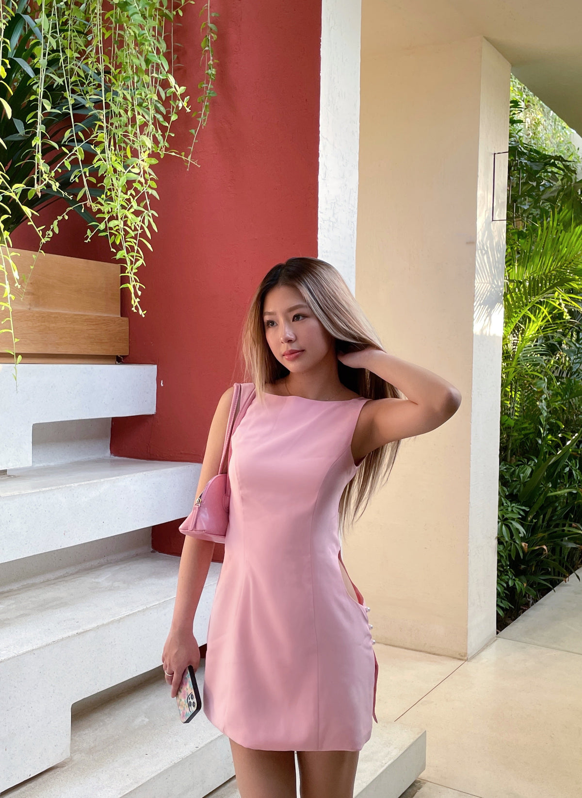 Noah Pink Dress by The Nicolétte House