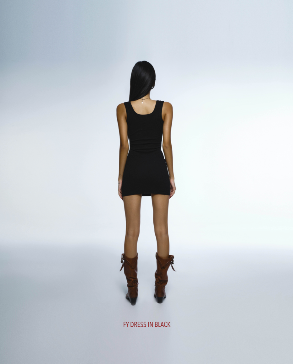 FY DRESS - BLACK by Huelleyrose