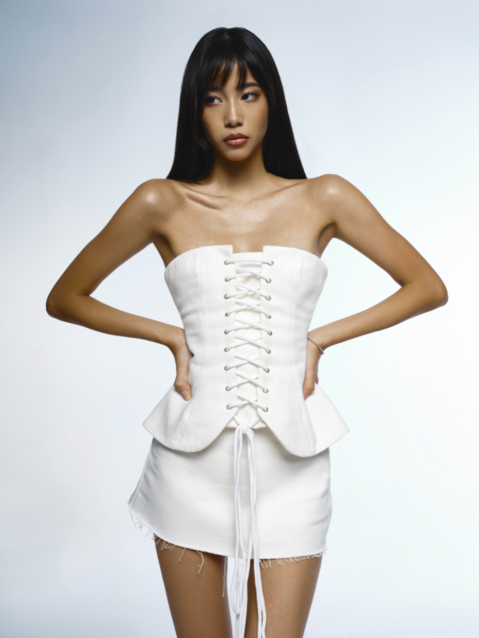 WARM SOUL SET KHAKI - WHITE by Huelleyrose