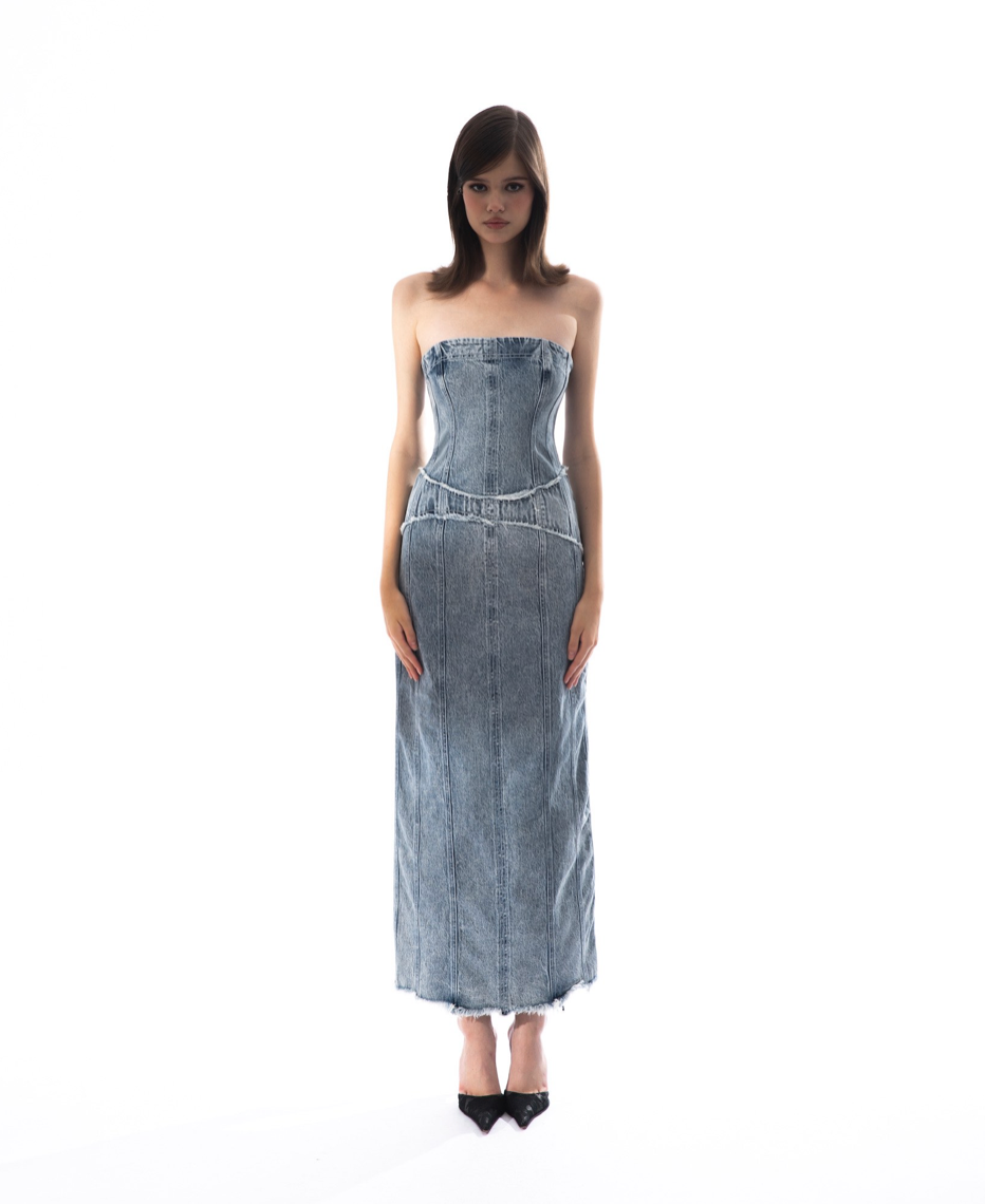 THUNDER DENIM DRESS by Huelleyrose