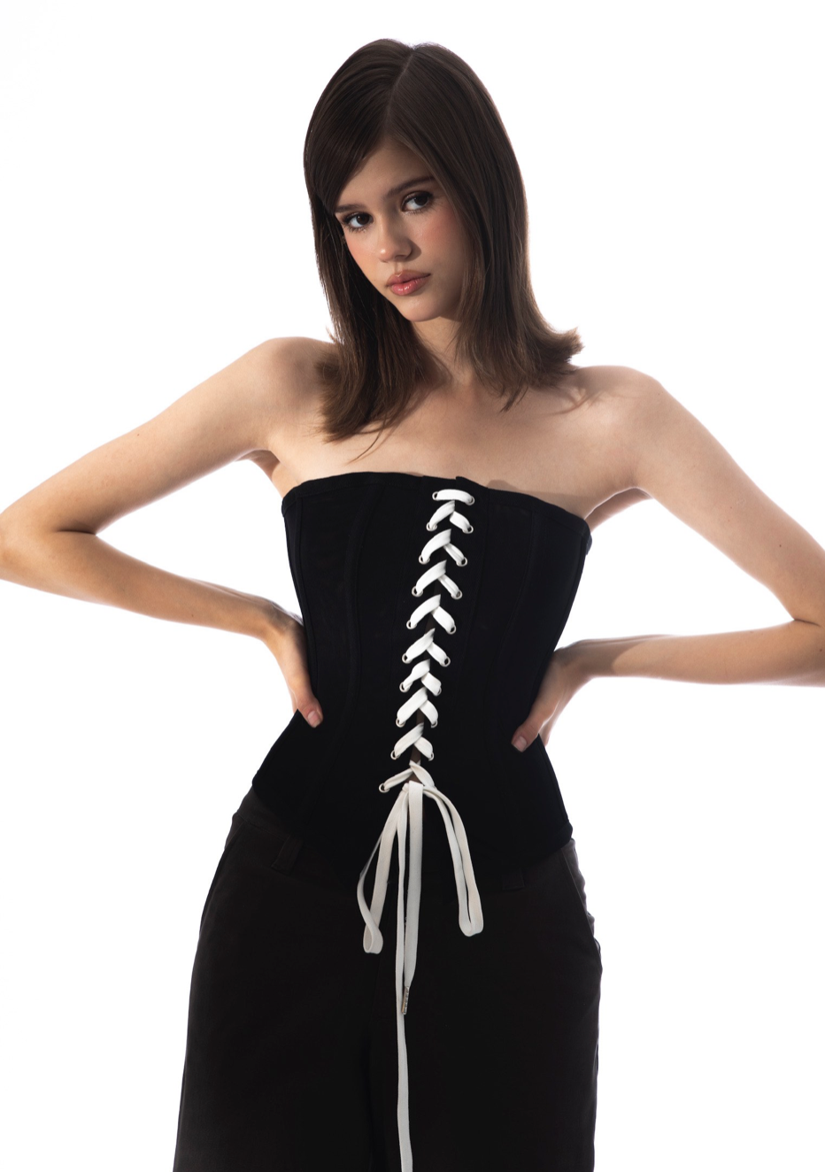 TIE CORSET by Huelleyrose