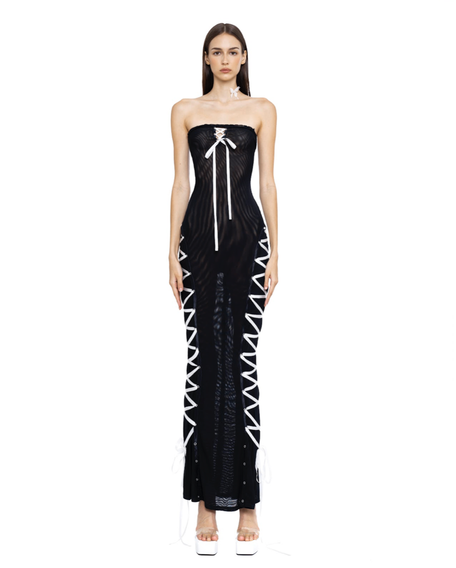 FREYA RIBBON DRESS by Huelleyrose