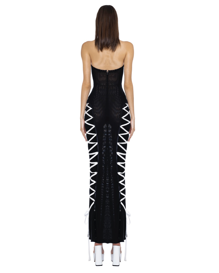FREYA RIBBON DRESS by Huelleyrose