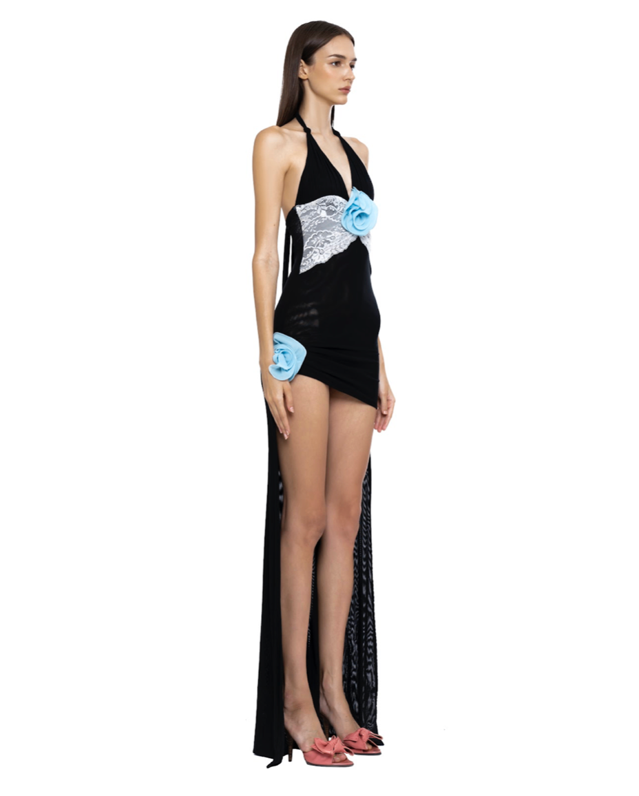 ETHEREAL BLACK DRESS by Huelleyrose
