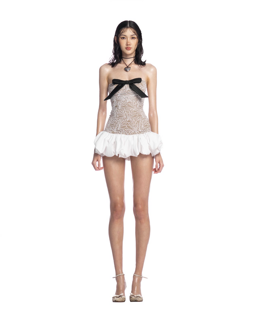 WYNA DRESS - WHITE