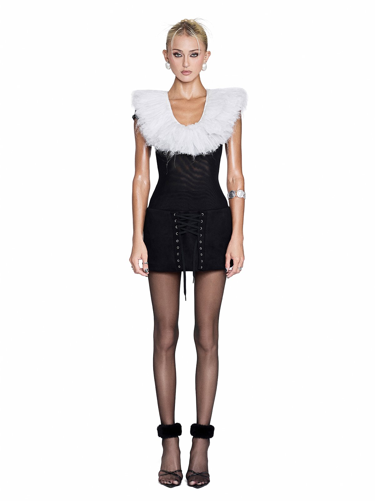 IRIS DRESS – BLACK by Rue de Rue