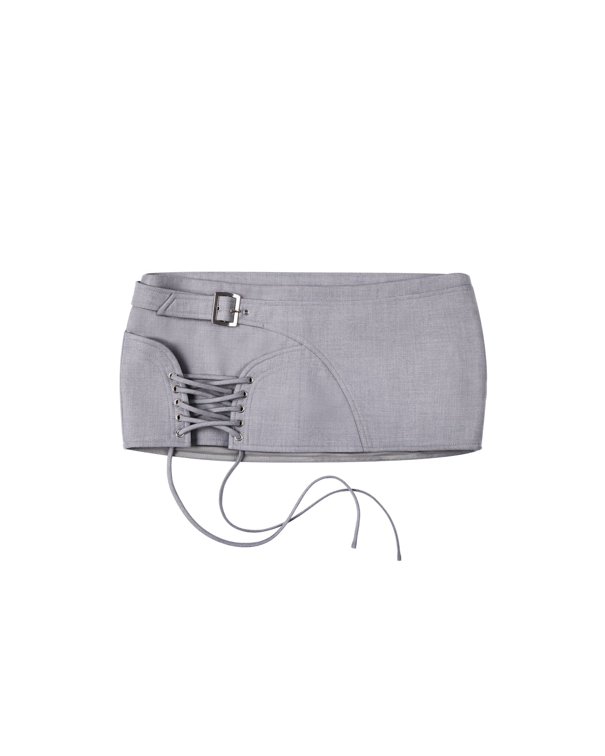 DYLAN MINI SKIRT (GRAY) by BUPBES