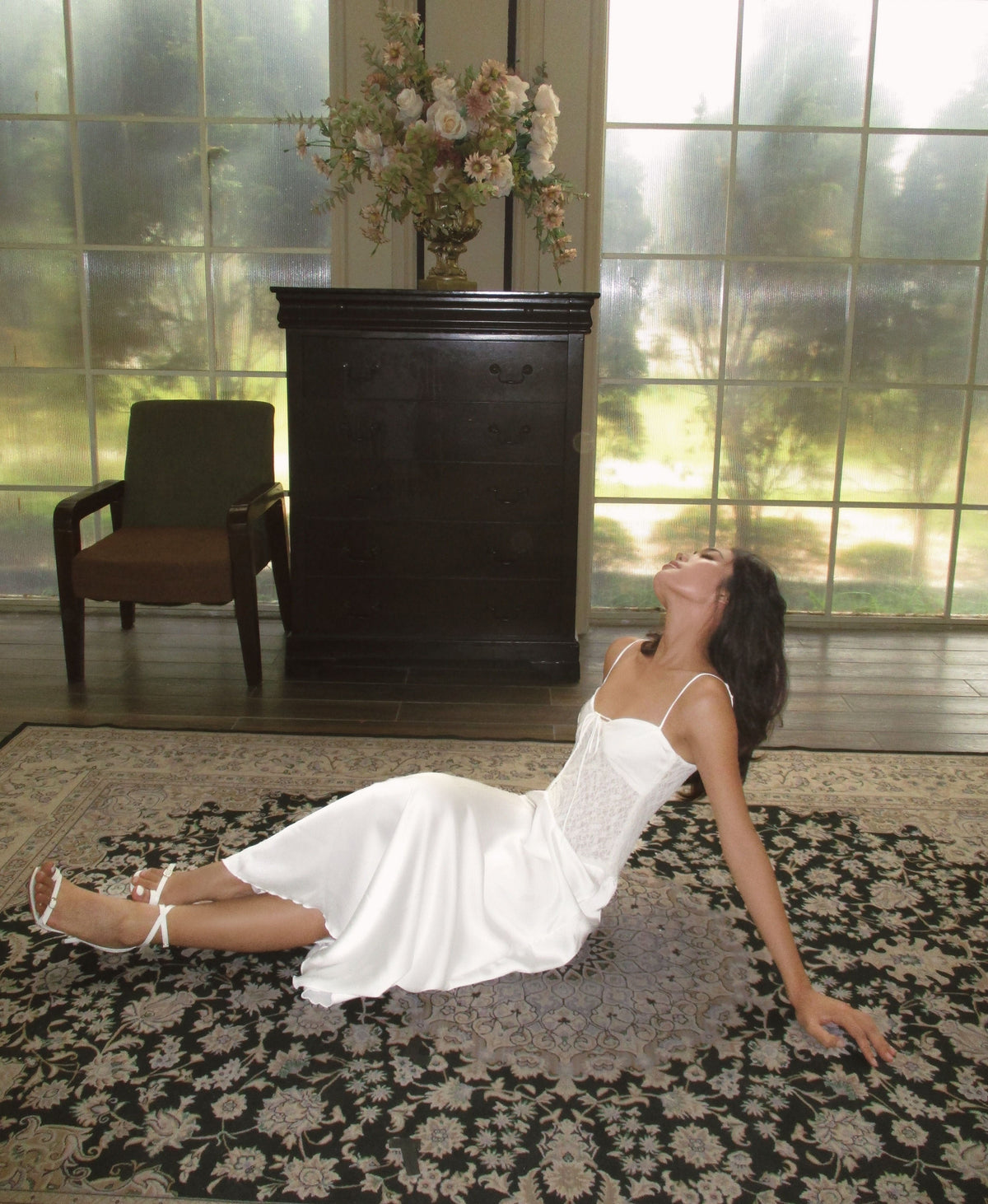 Cynthia Long White Dress by The Nicolétte House