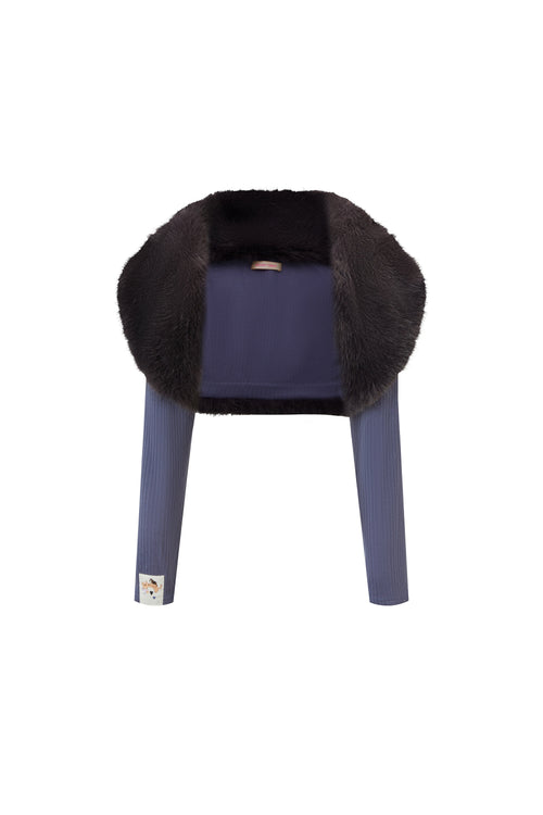 "Lucy" Shrug Denim Blue by Sultry Virgin