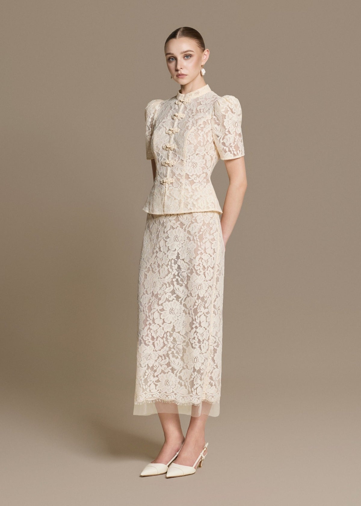 Clementine Lace Skirt by HUONG Boutique