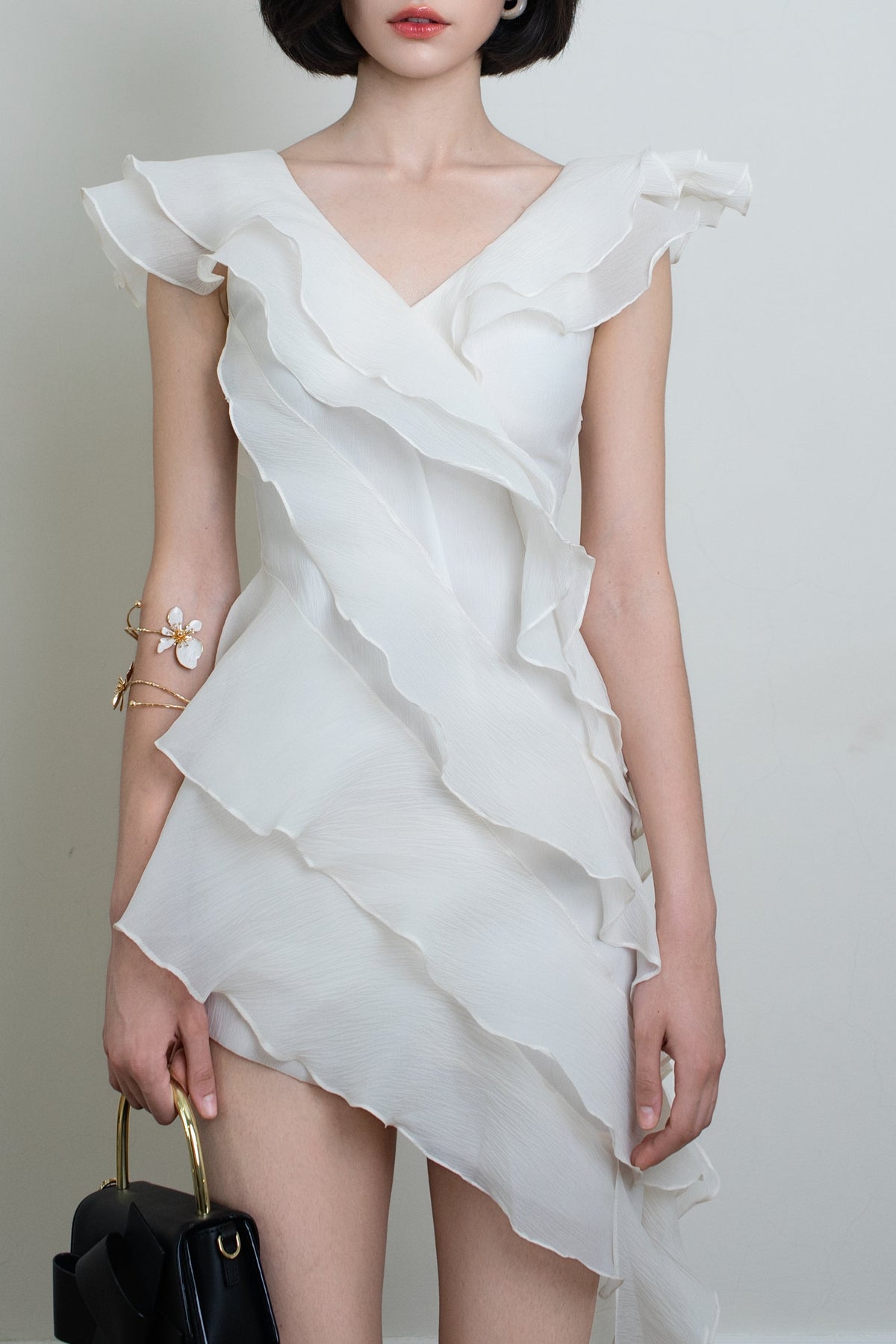 Florette Dress - Cream by Emchic