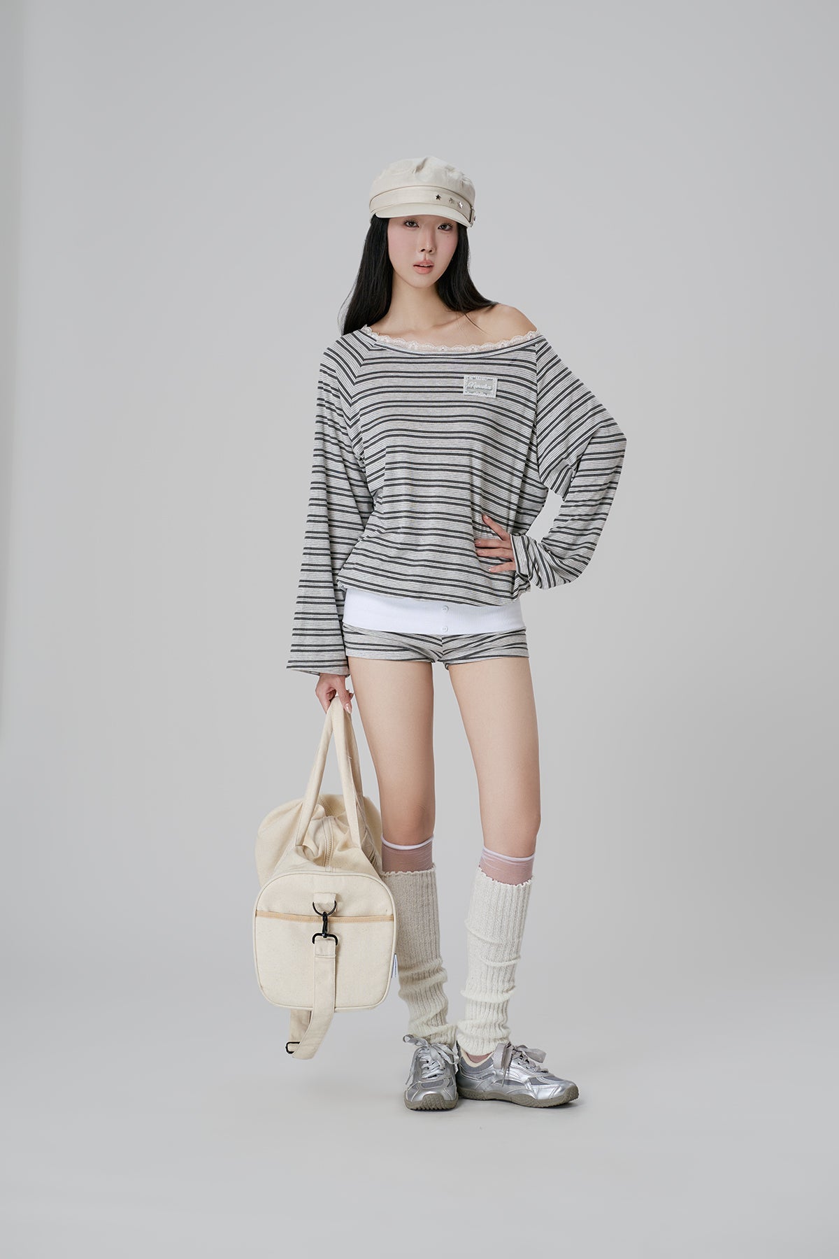 Zoe Set (Grey) by Narcotics