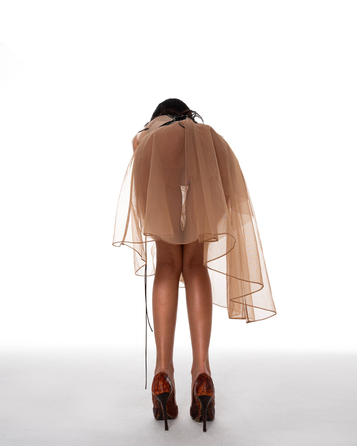 Lou Skirt with Sea Shell Belt by Huelleyrose