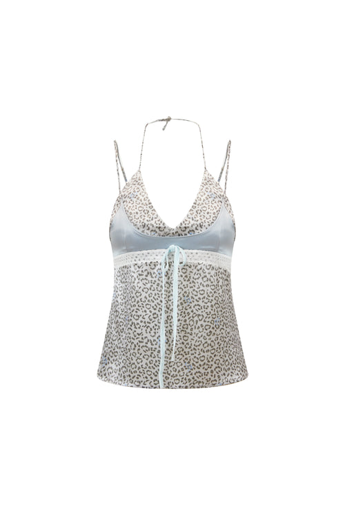 "No Bra" Silver Leopard by Sultry Virgin