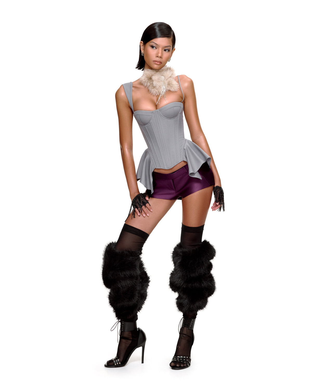 ESTELLE CORSET (GREY) by BUPBES