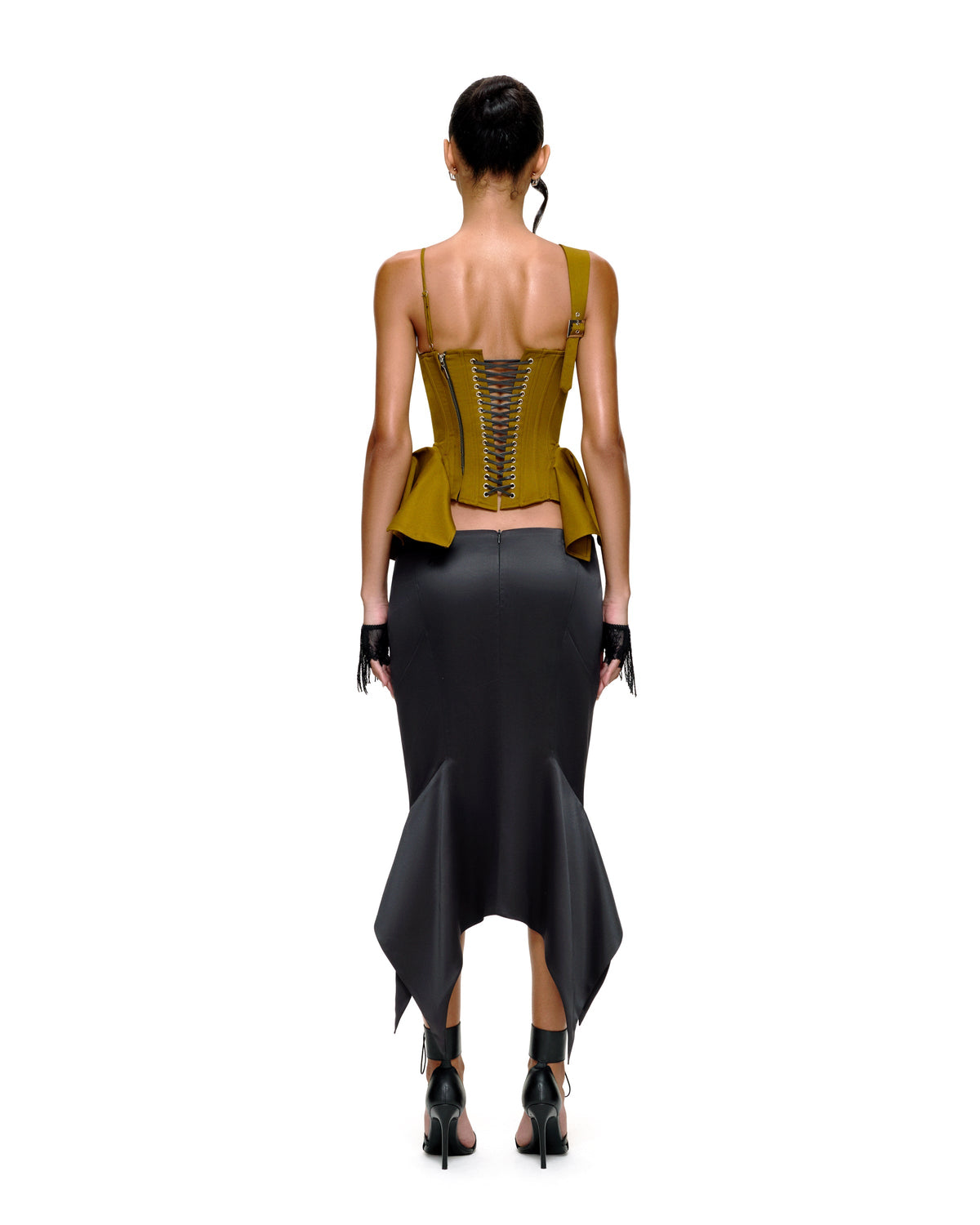 ESTELLE CORSET (OLIVE) by BUPBES