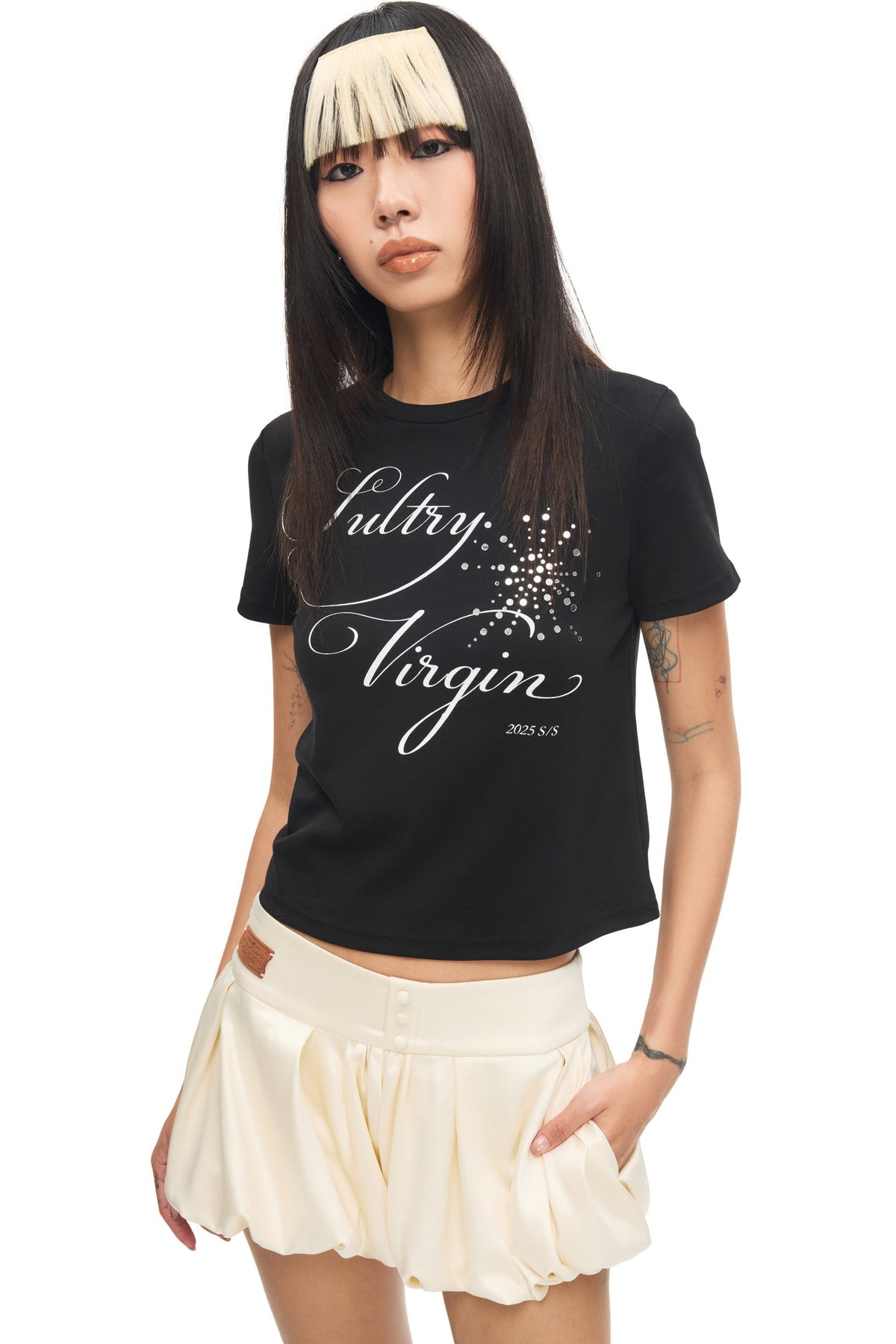 “Seasonal”T-Shirt Black by Sultry Virgin