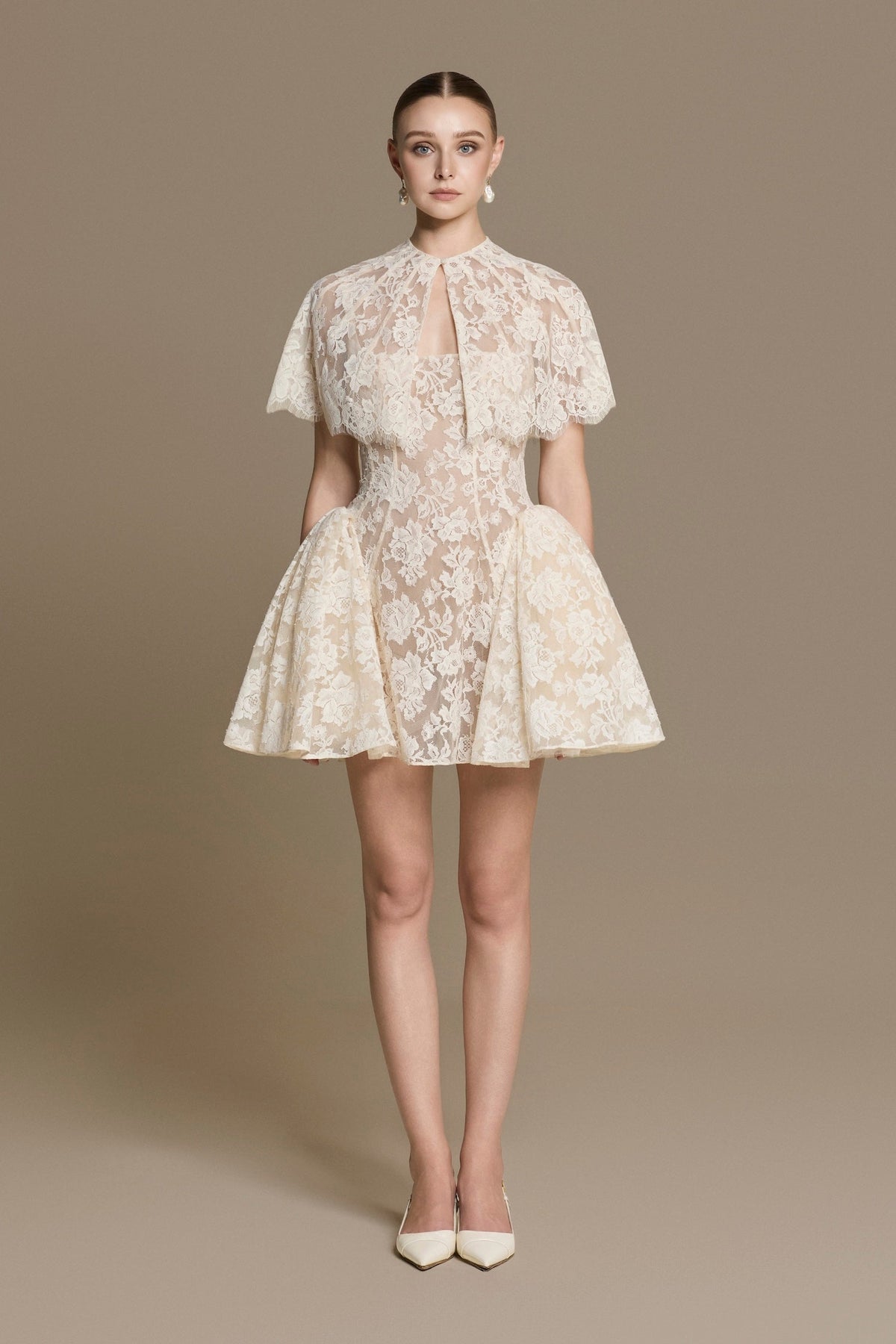 Rosalie Mini Cape by HUONG Boutique
