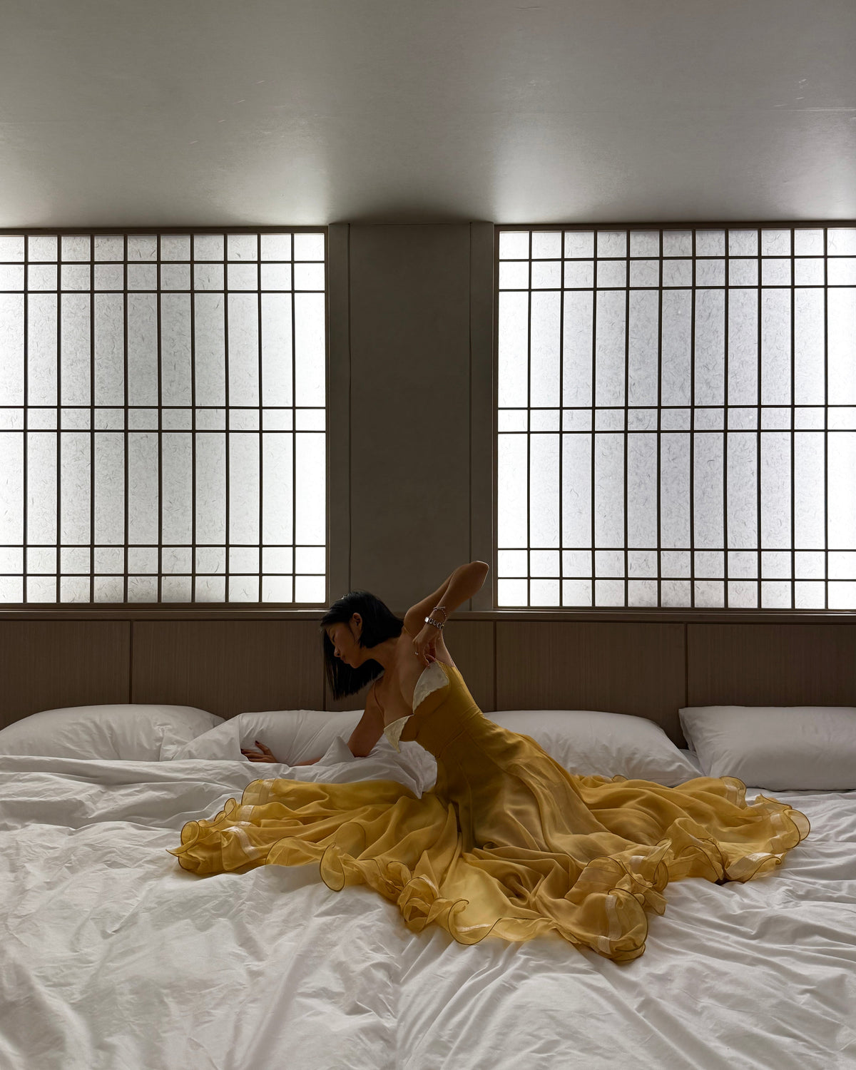 LIANE DRESS - YELLOW by Huelleyrose