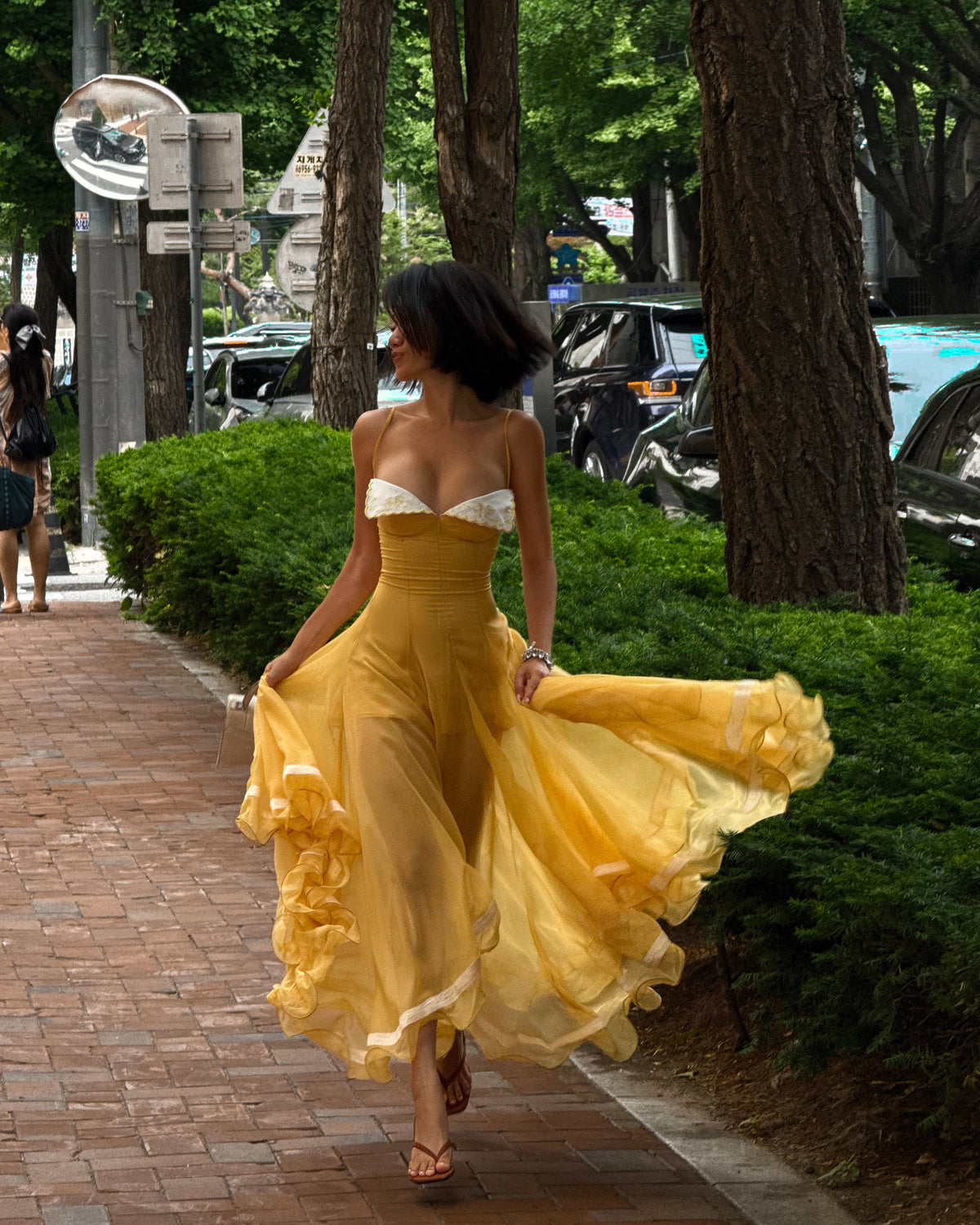 LIANE DRESS - YELLOW by Huelleyrose