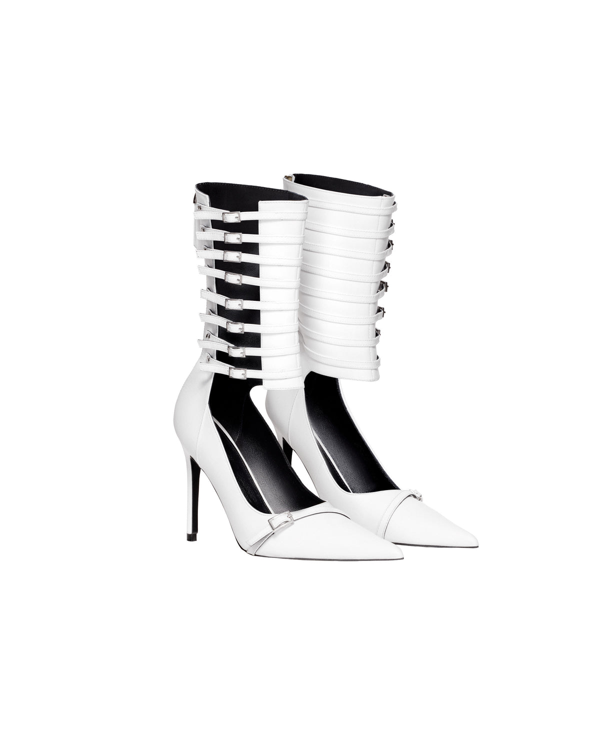 KIANI HEELS (WHITE) by BUPBES