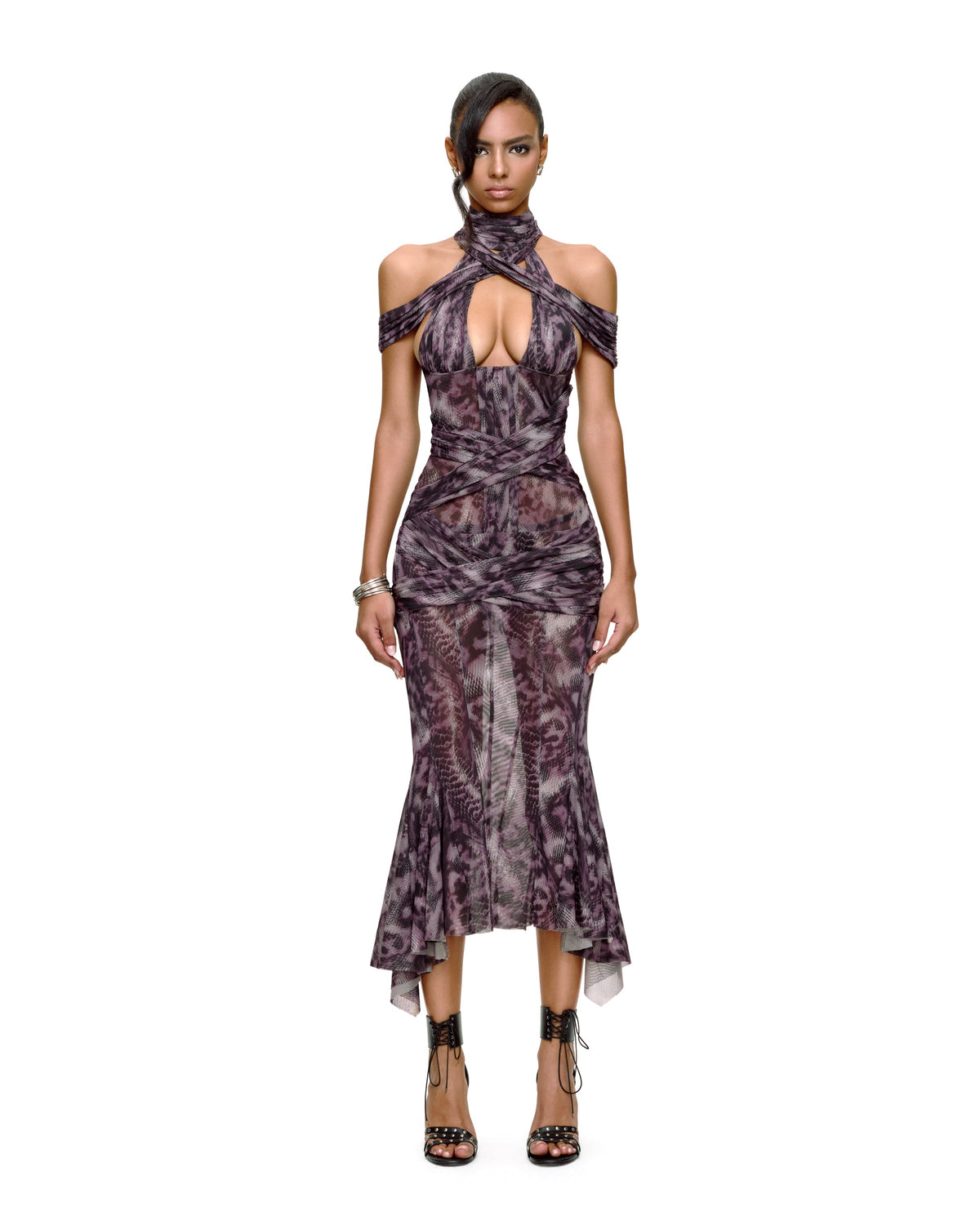 KRISTEN MIDI DRESS by BUPBES