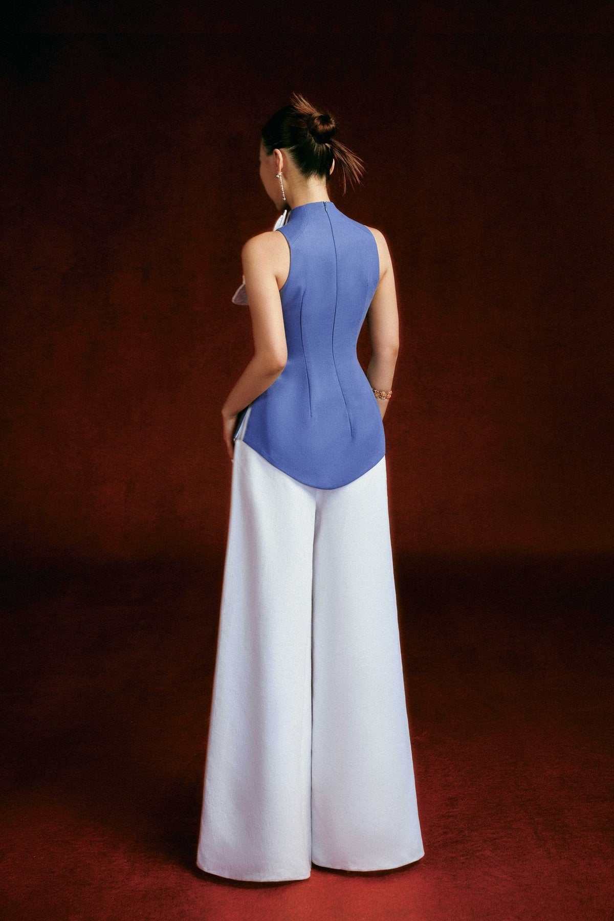 Ao Dai Linen Pants by Keira Tong