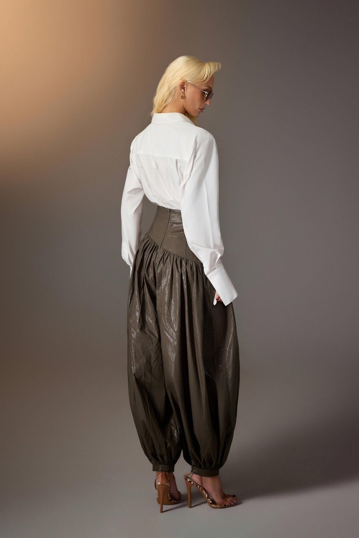 White Thera Oversize shirt by Keira Tong
