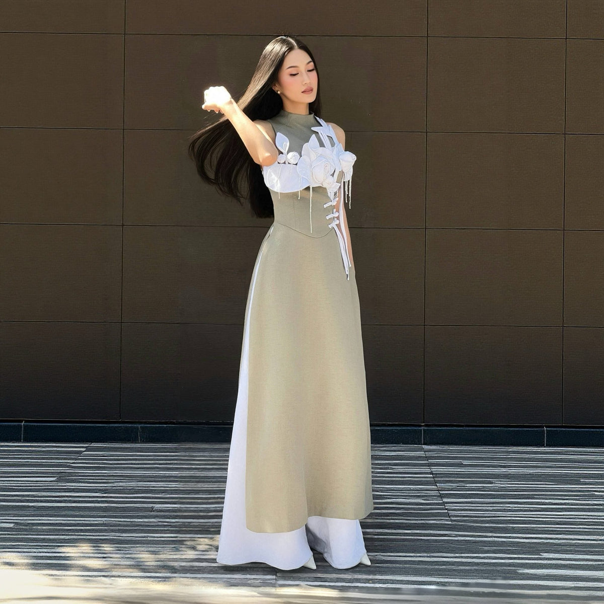 Ao Dai "Bạch Uyển" by Keira Tong