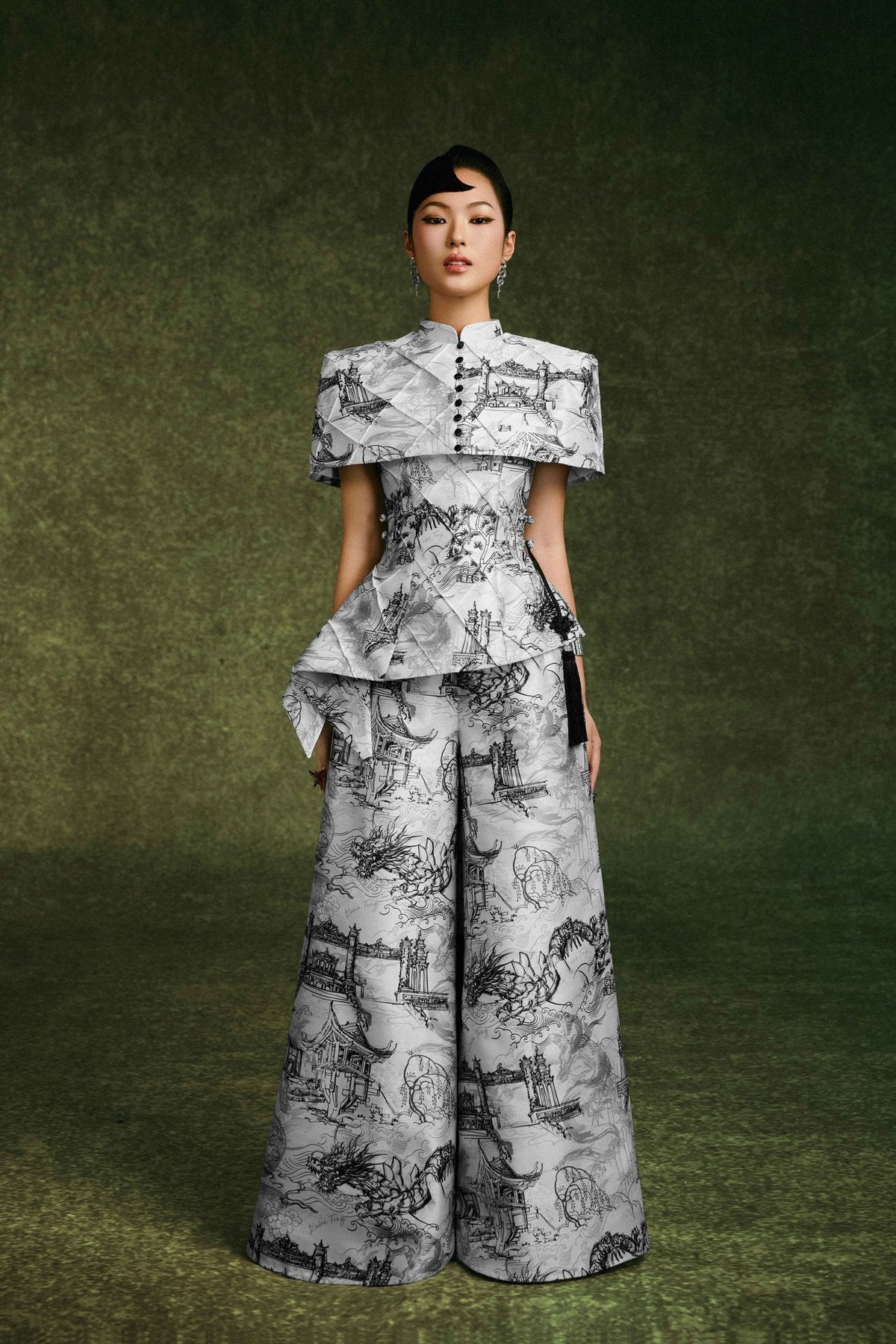 "Giai Kỳ" Ao Dai Pants by Keira Tong