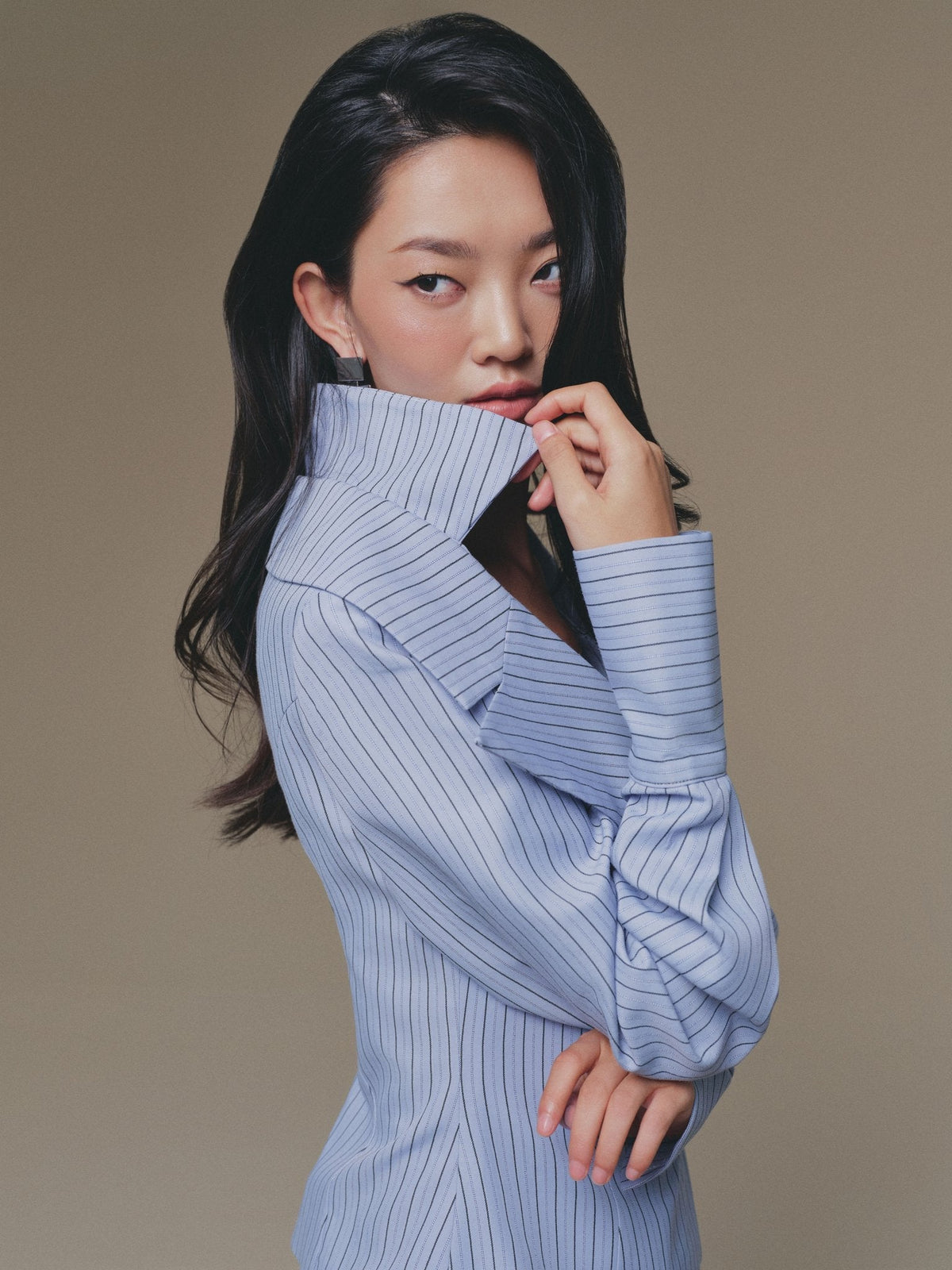 Blue Selena Shirt by Keira Tong
