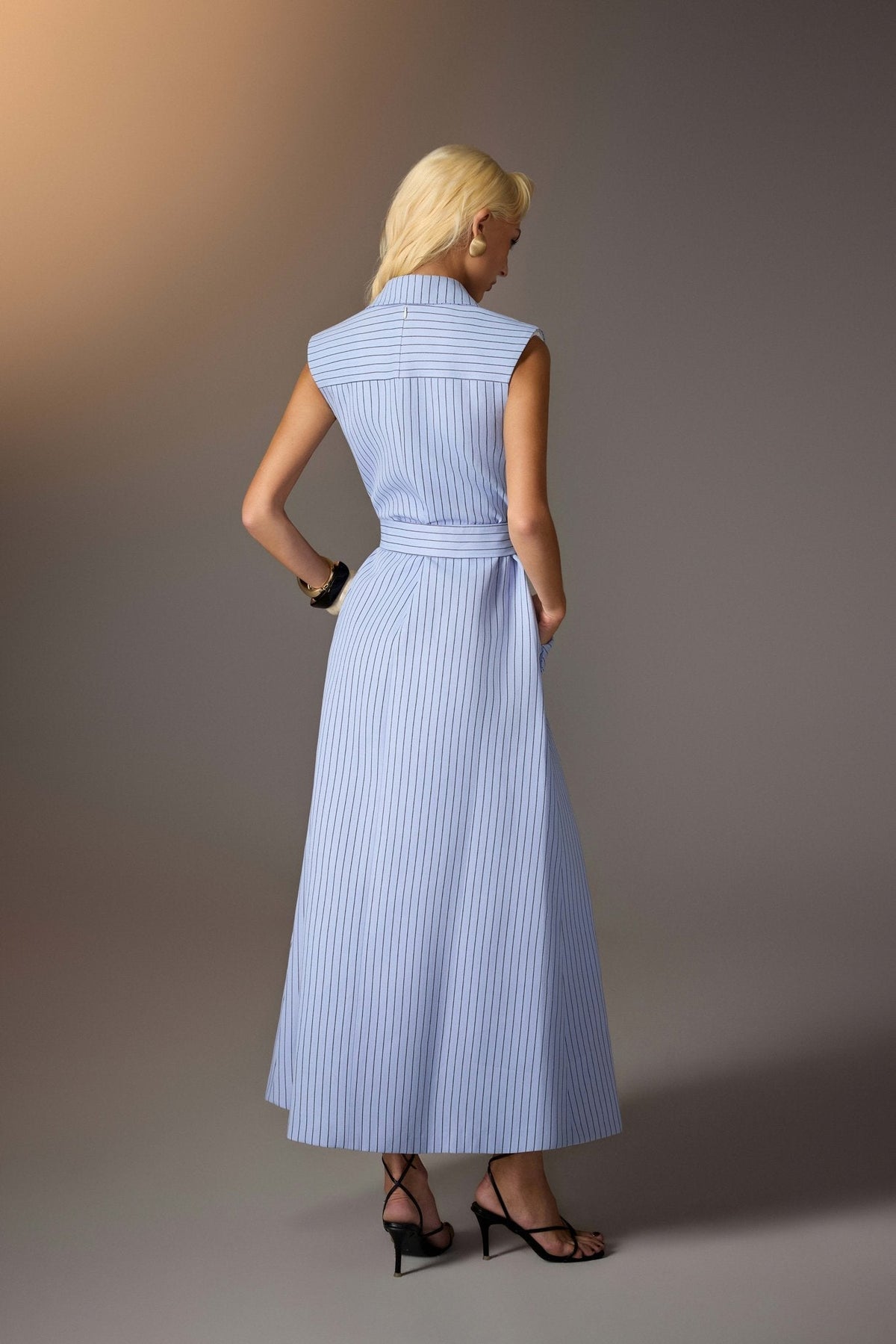 Blue Shirt Pocket Dress by Keira Tong