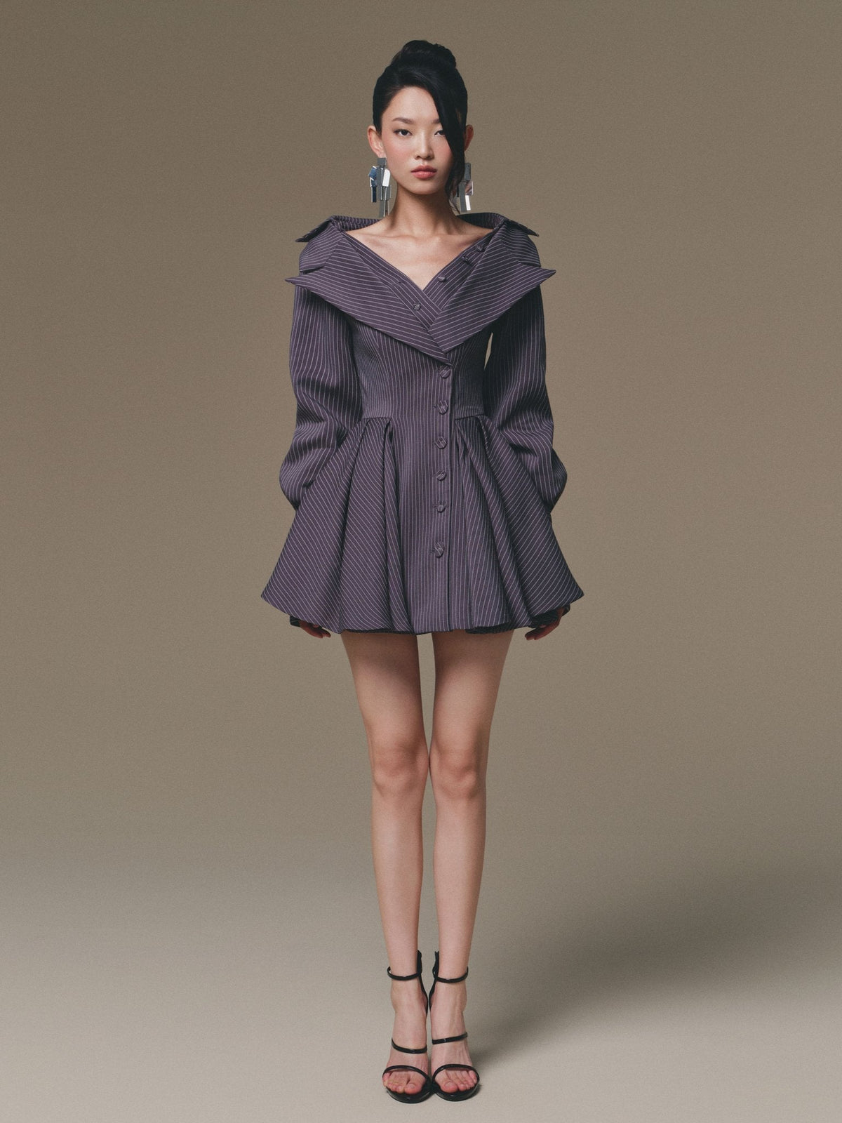 Grey Selena Dress by Keira Tong