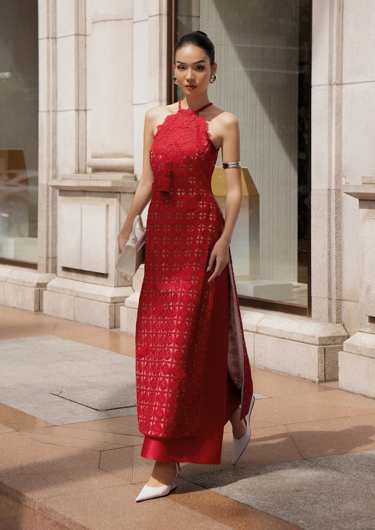 Cát Ao Dai Pants by Keira Tong