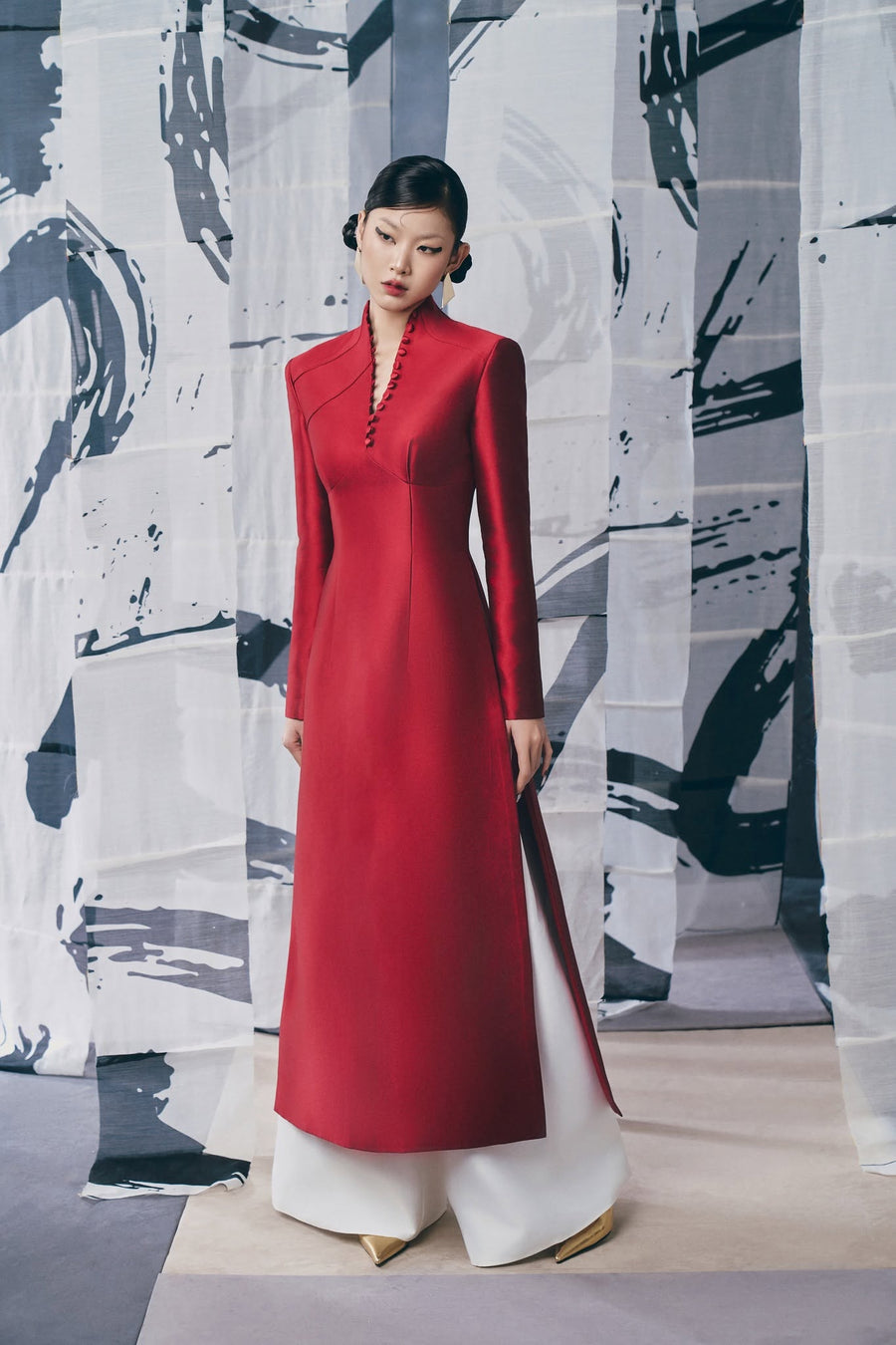 Ao Dai " Nghiên"