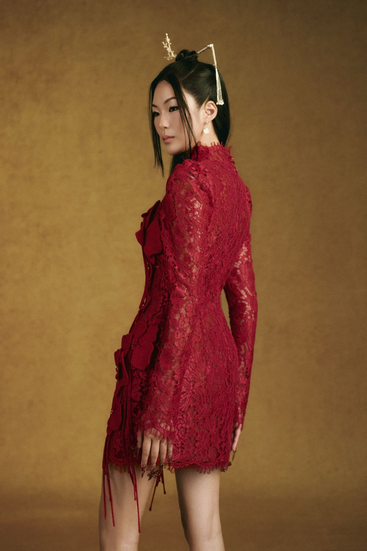 "Chu Sa" Mini Gown by Keira Tong