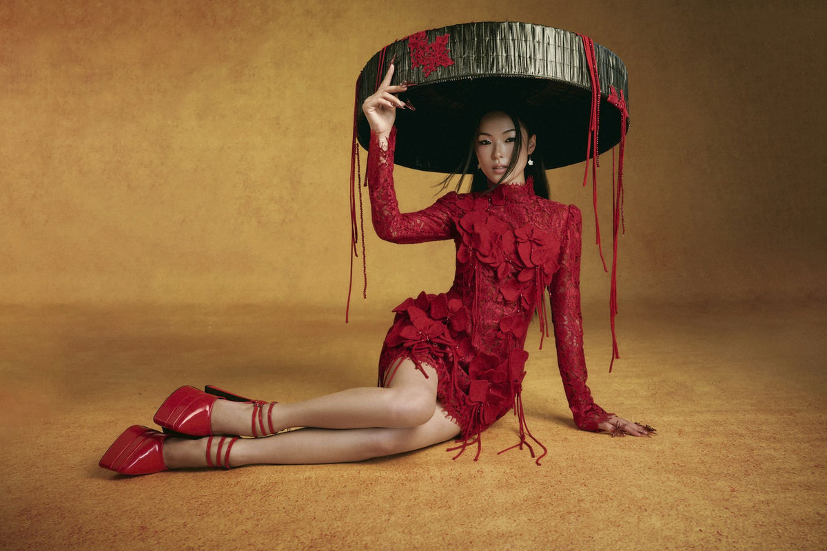 "Chu Sa" Mini Gown by Keira Tong