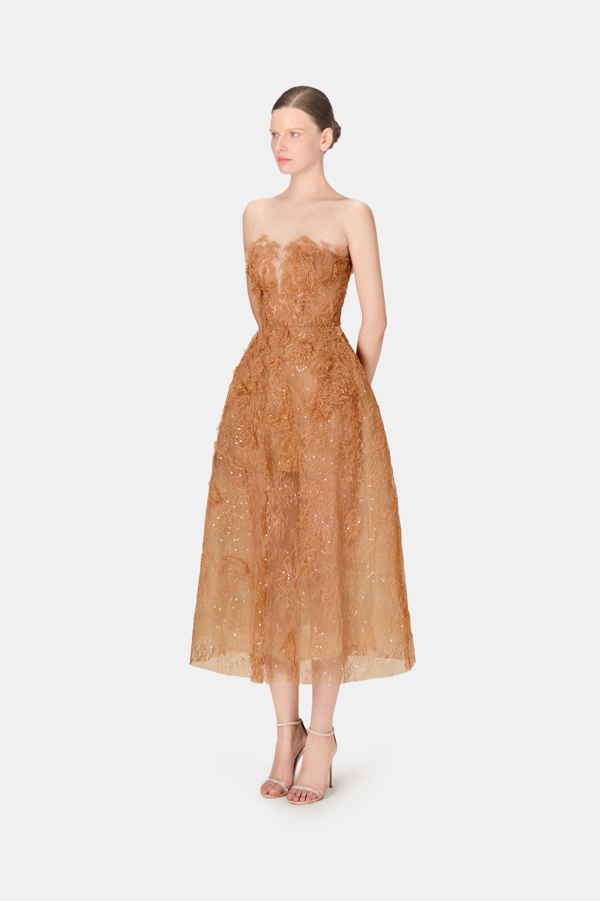 Honey Beaded Lace Dress by Montsand