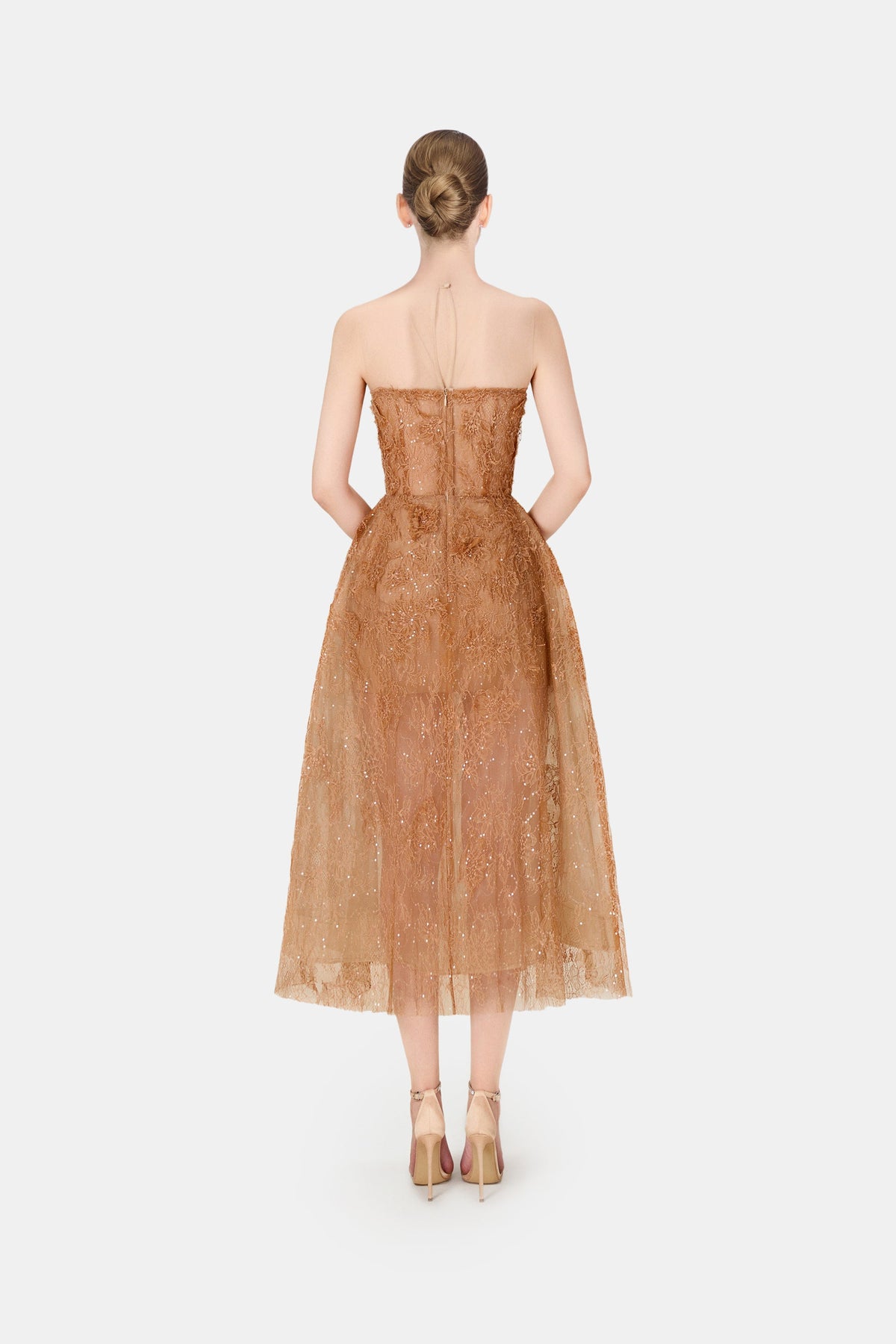 Honey Beaded Lace Dress by Montsand