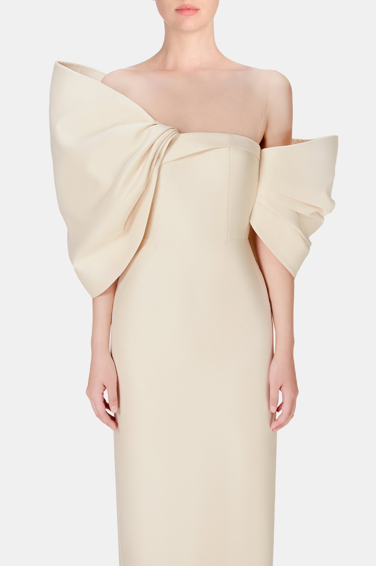 Ivory Big Bow Dress by Montsand