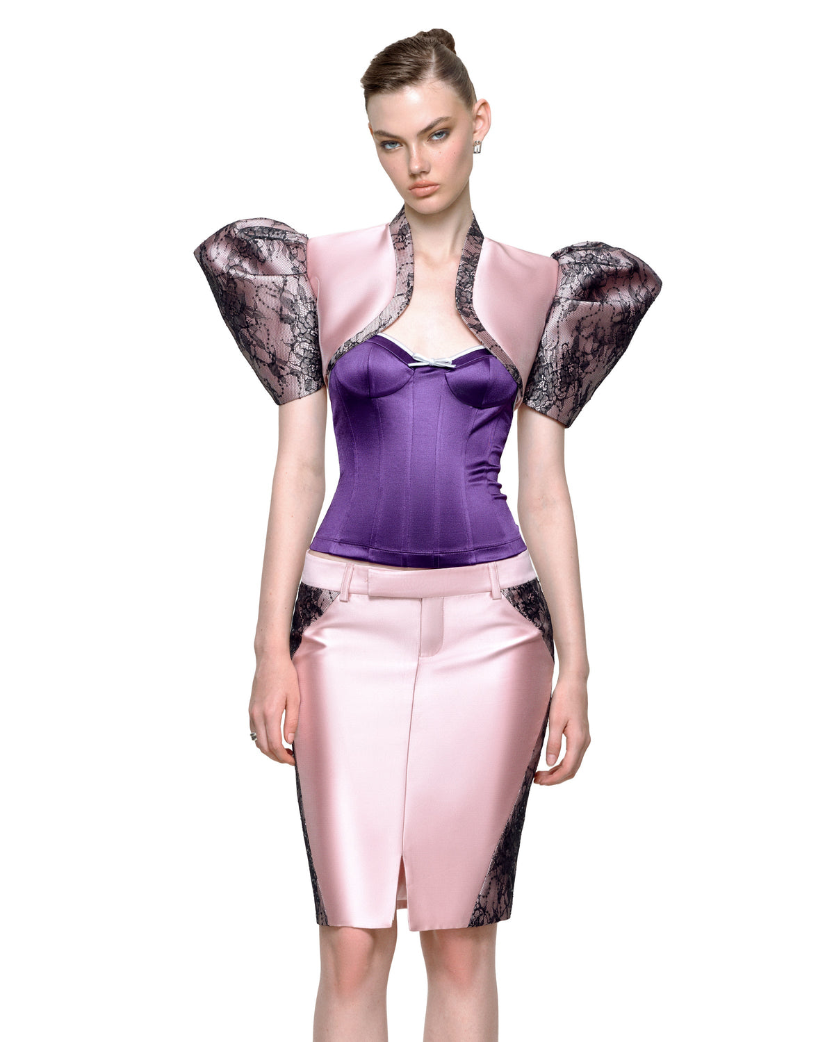 MARIPOSA MIDI SKIRT (PINK) by BUPBES