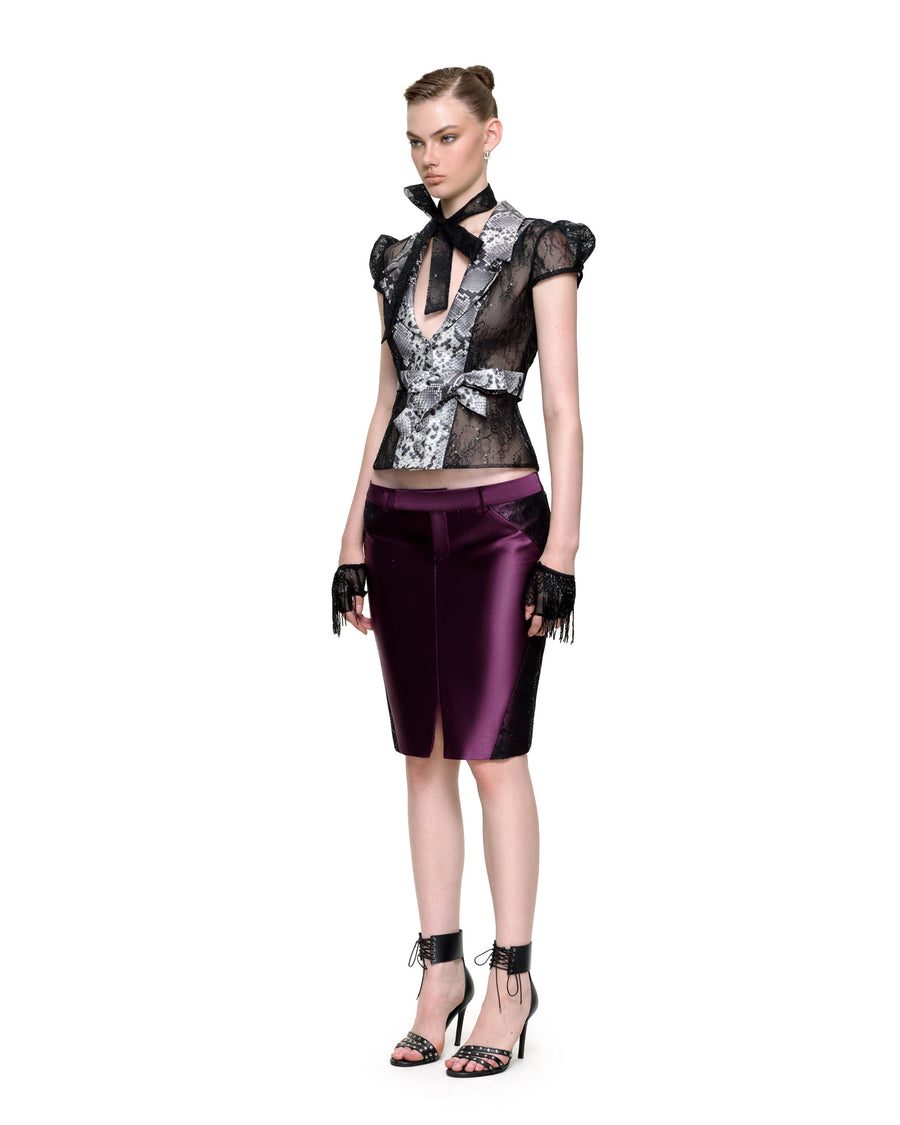 MARIPOSA MIDI SKIRT (PURPLE)