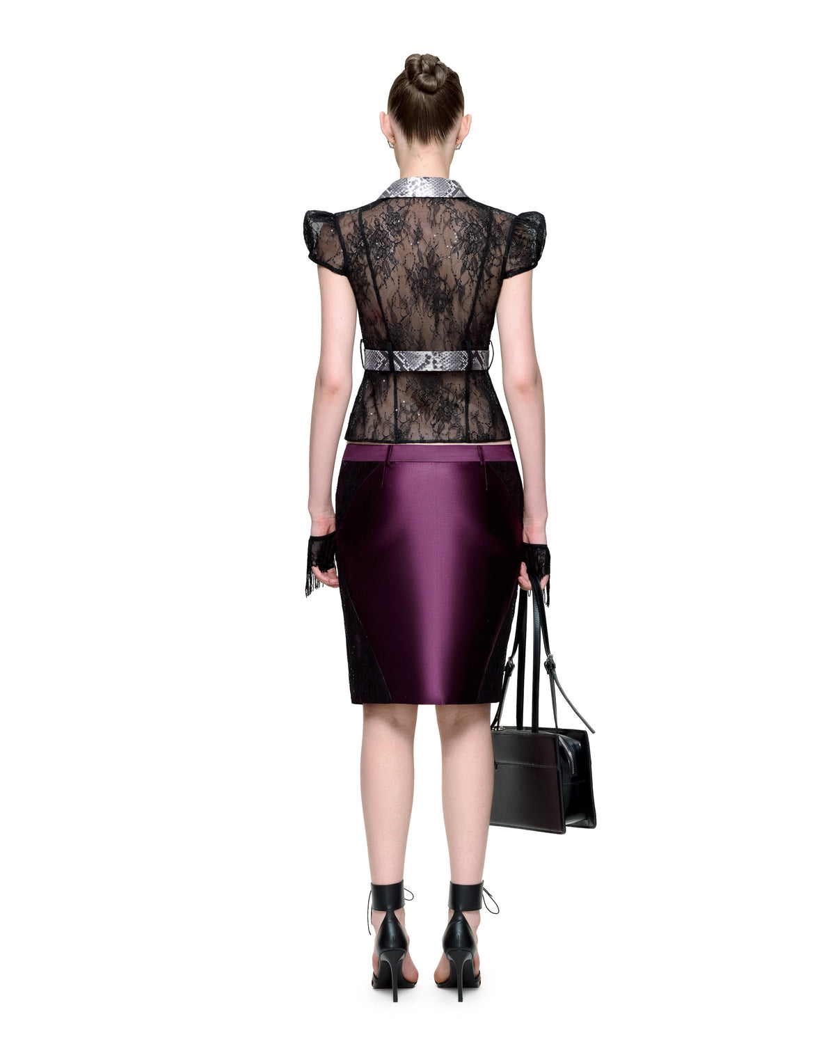 MARIPOSA MIDI SKIRT (PURPLE) by BUPBES