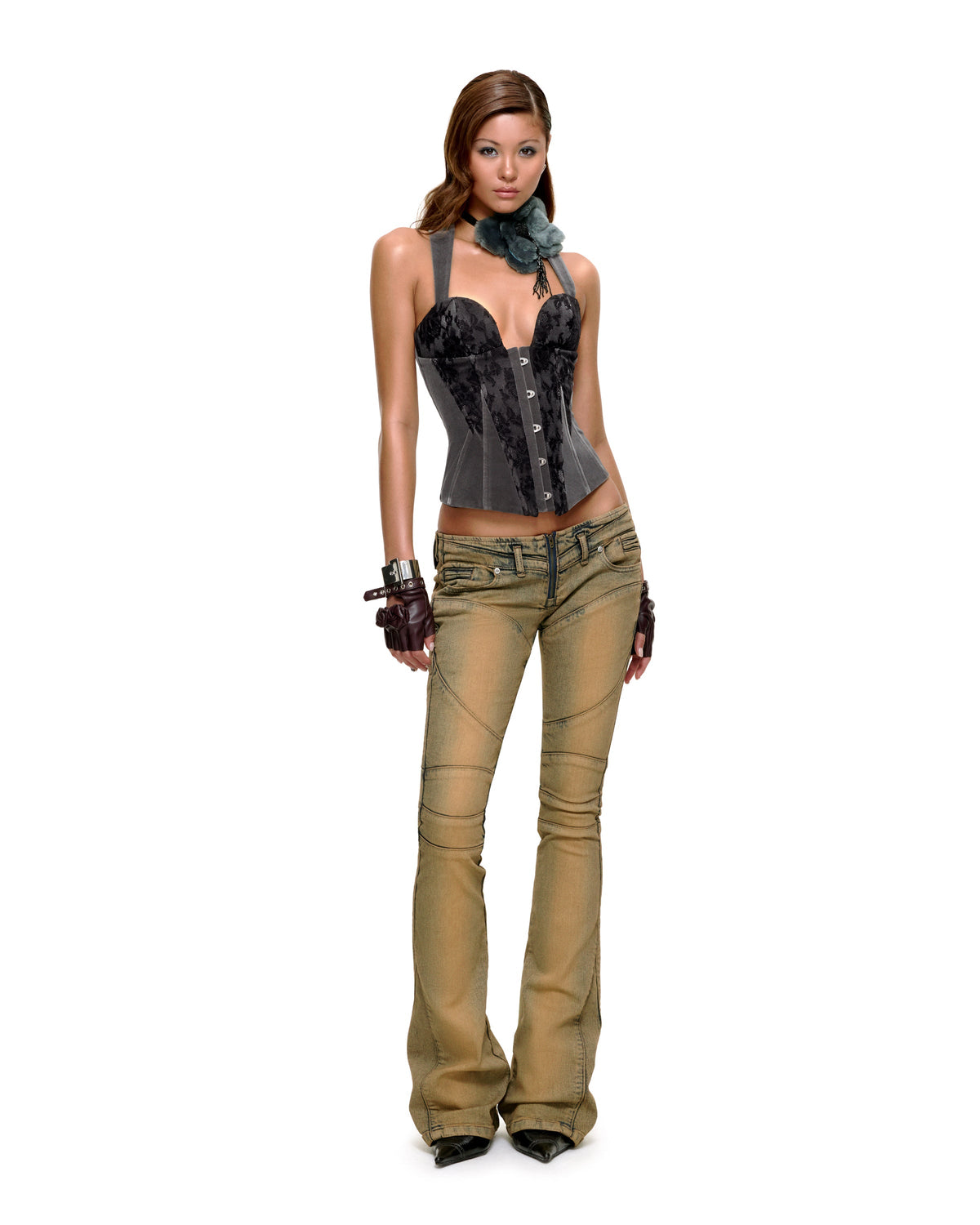 MEGHAN CORSET (GREY) by BUPBES