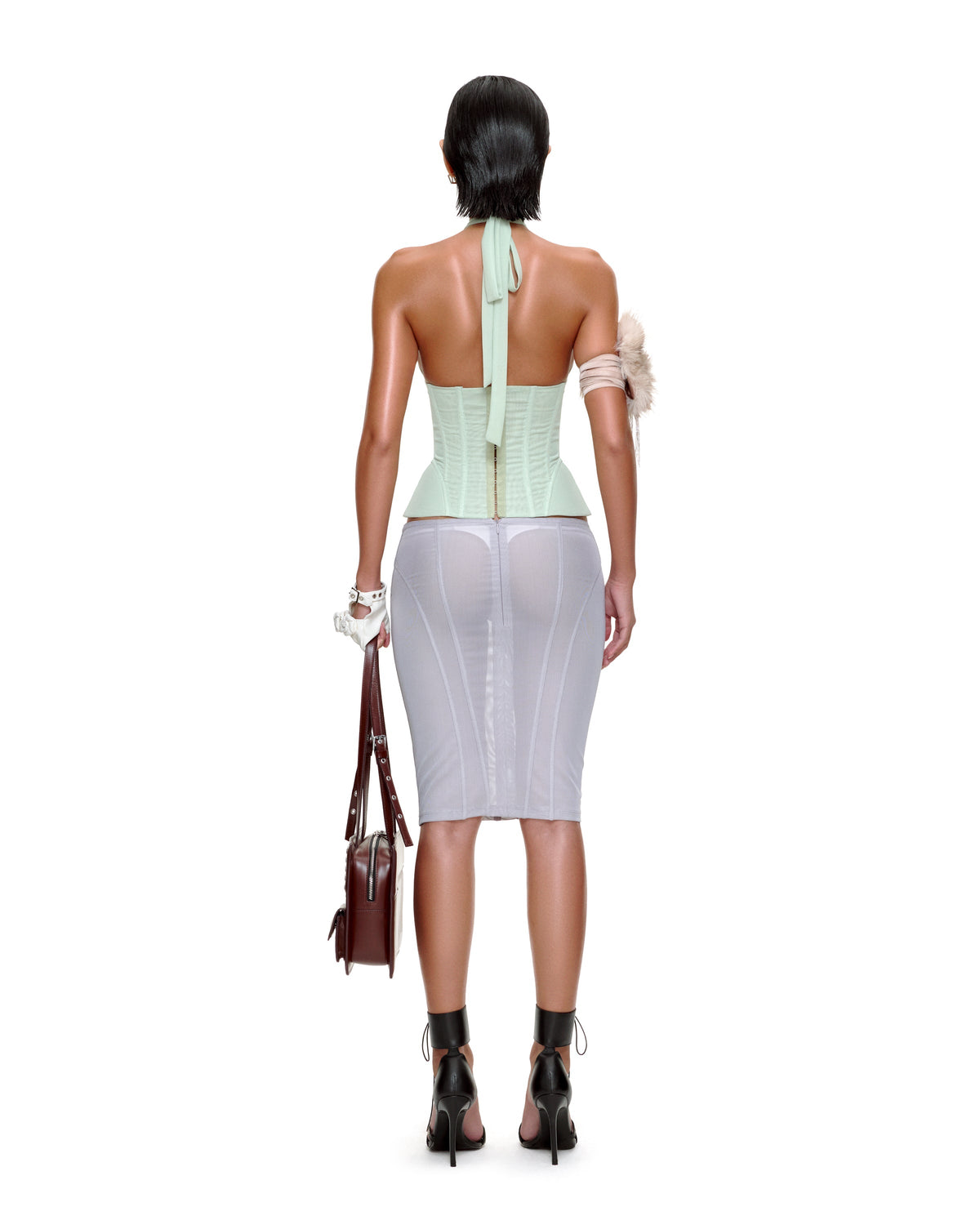 MIRANDA CORSET TOP (GREEN) by BUPBES