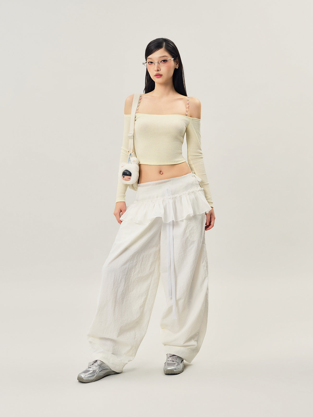 Luna Off-Shoulder Croptop by Narcotics