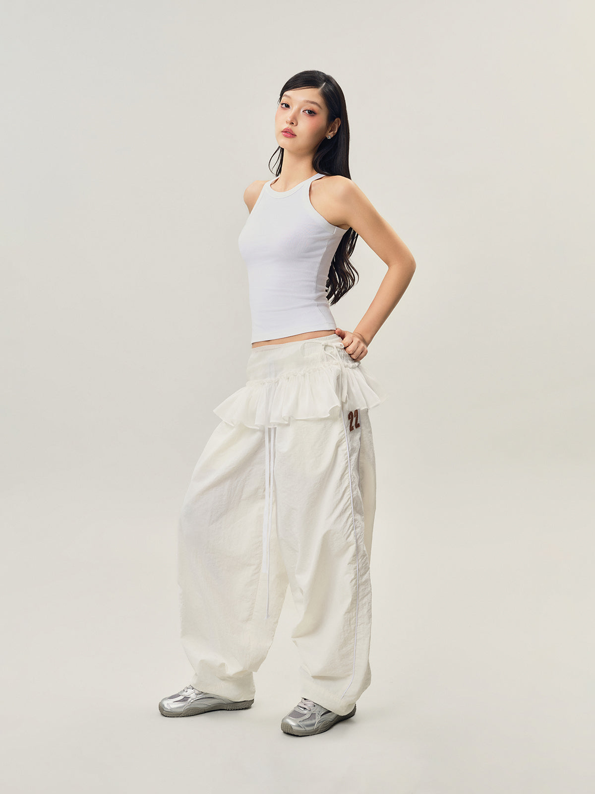 Milky Ruffle Pant by Narcotics
