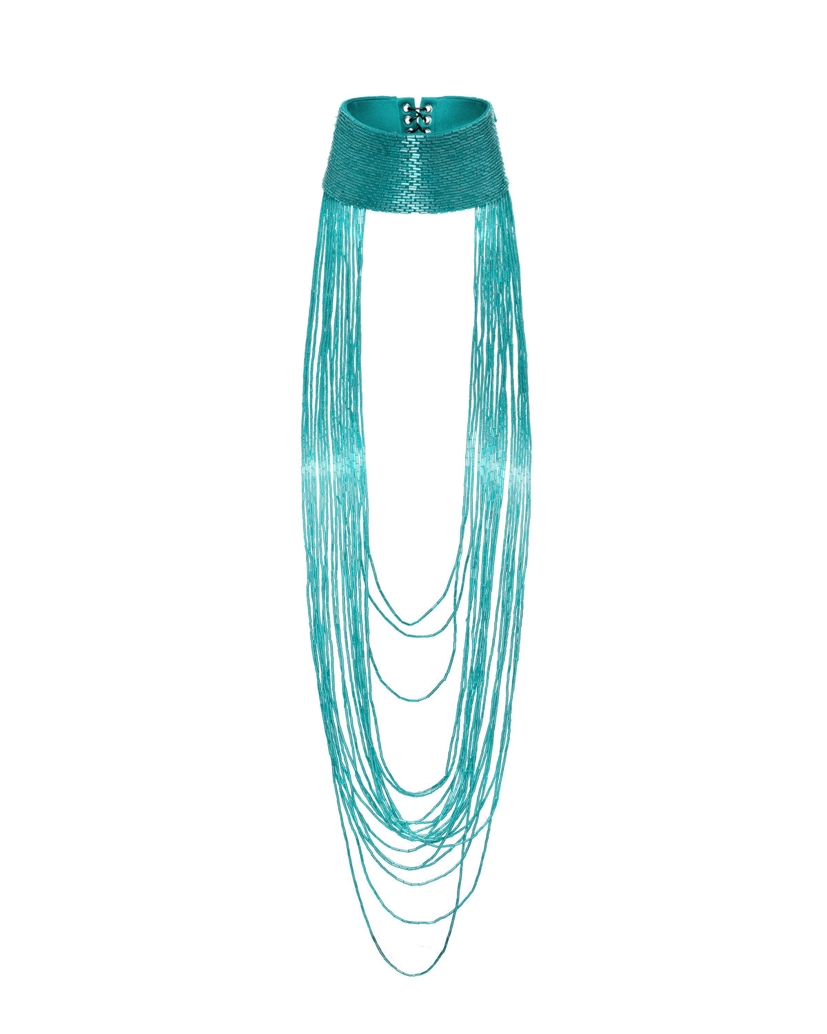 NOCTURNA CHOKER (TURQUOISE) by BUPBES